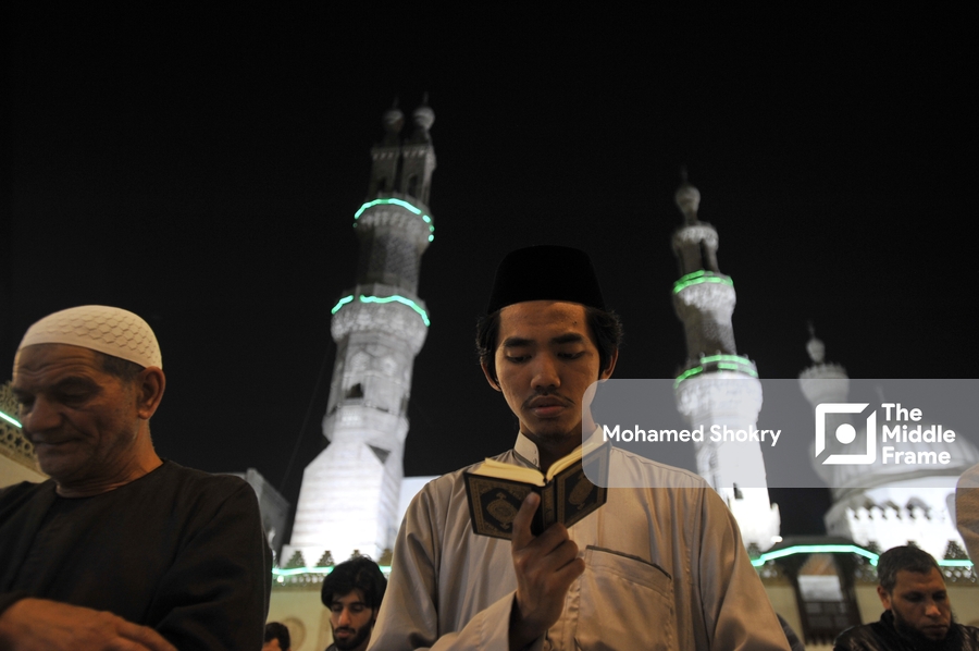 Tarawih prayer at Al-Azhar Mosque
