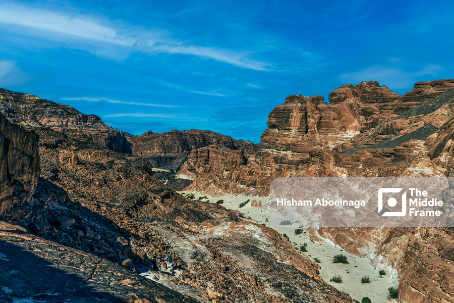 The White Valley in Sinai, Egypt.