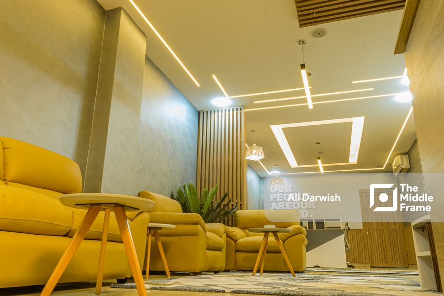 The lounge of a company in Egypt