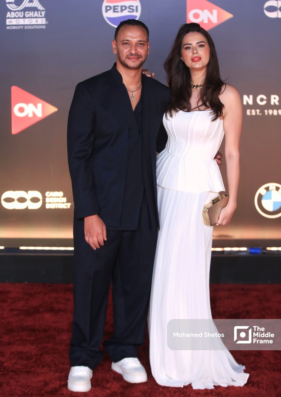 Hanadi Mahana and Ahmed Khaled Saleh at the El Gouna Film Festival 2024.