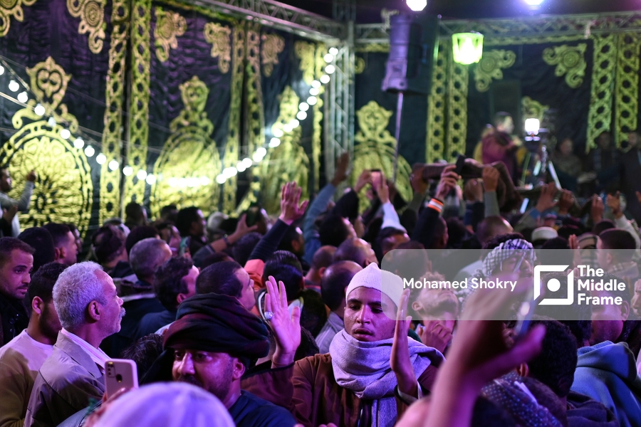 Egyptians celebrate the final night of the Birth of Al-Sayyda Zeinab.