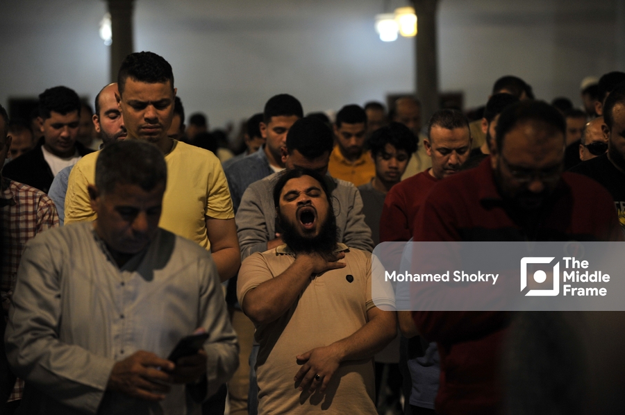 Tarawih prayer at Al-Azhar Mosque
