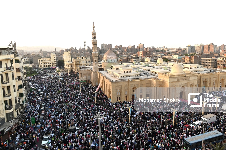 Eid al-Adha prayer at Sayyida Zeinab Mosque