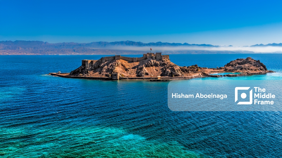 The Saladin Castle in Taba, Egypt.