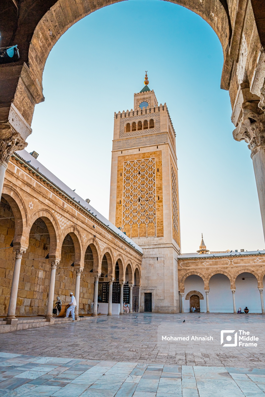 Zitouna Mosque, one of the most famous mosques in Tunisia.