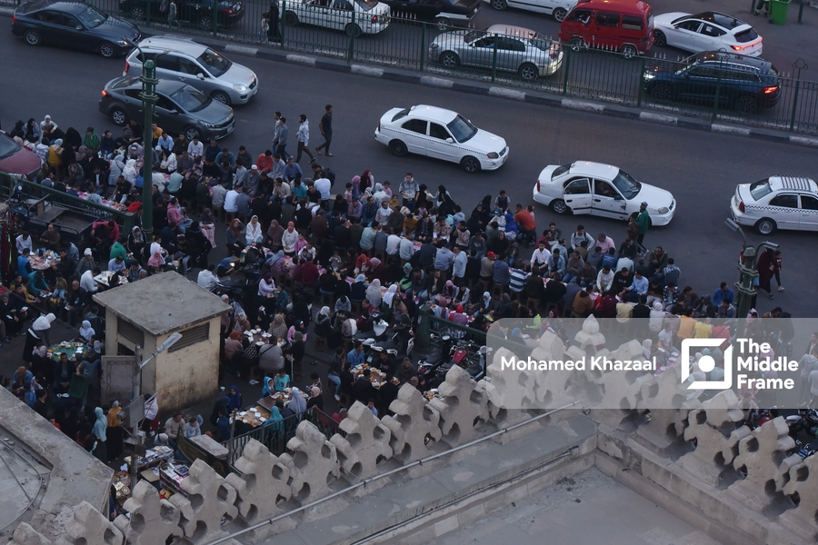 Iftar on the first day of Ramadan