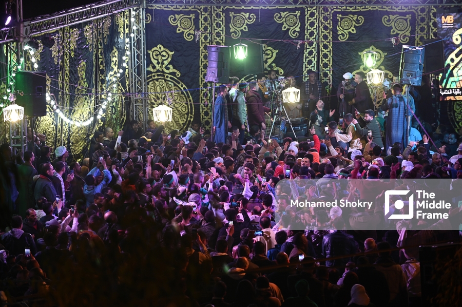 Egyptians celebrate the final night of the Birth of Al-Sayyda Zeinab.
