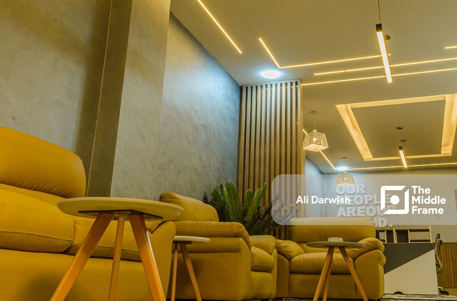 The lounge of a company in Egypt