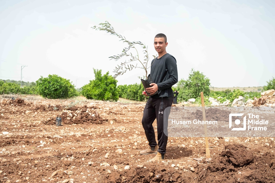 Farmer from Flamiya village in Qalqilya District West Bank-Palestine.