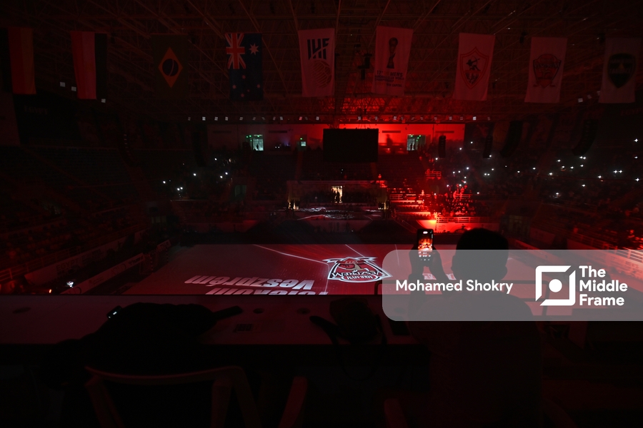 The opening ceremony of the Handball Club World Cup.