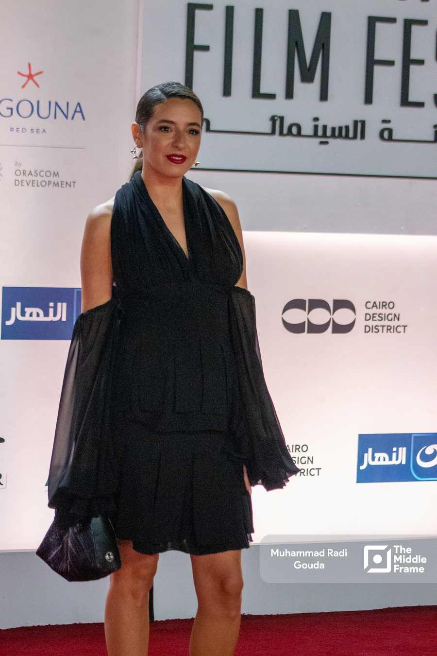 An Egyptian actress at El Gouna film festival