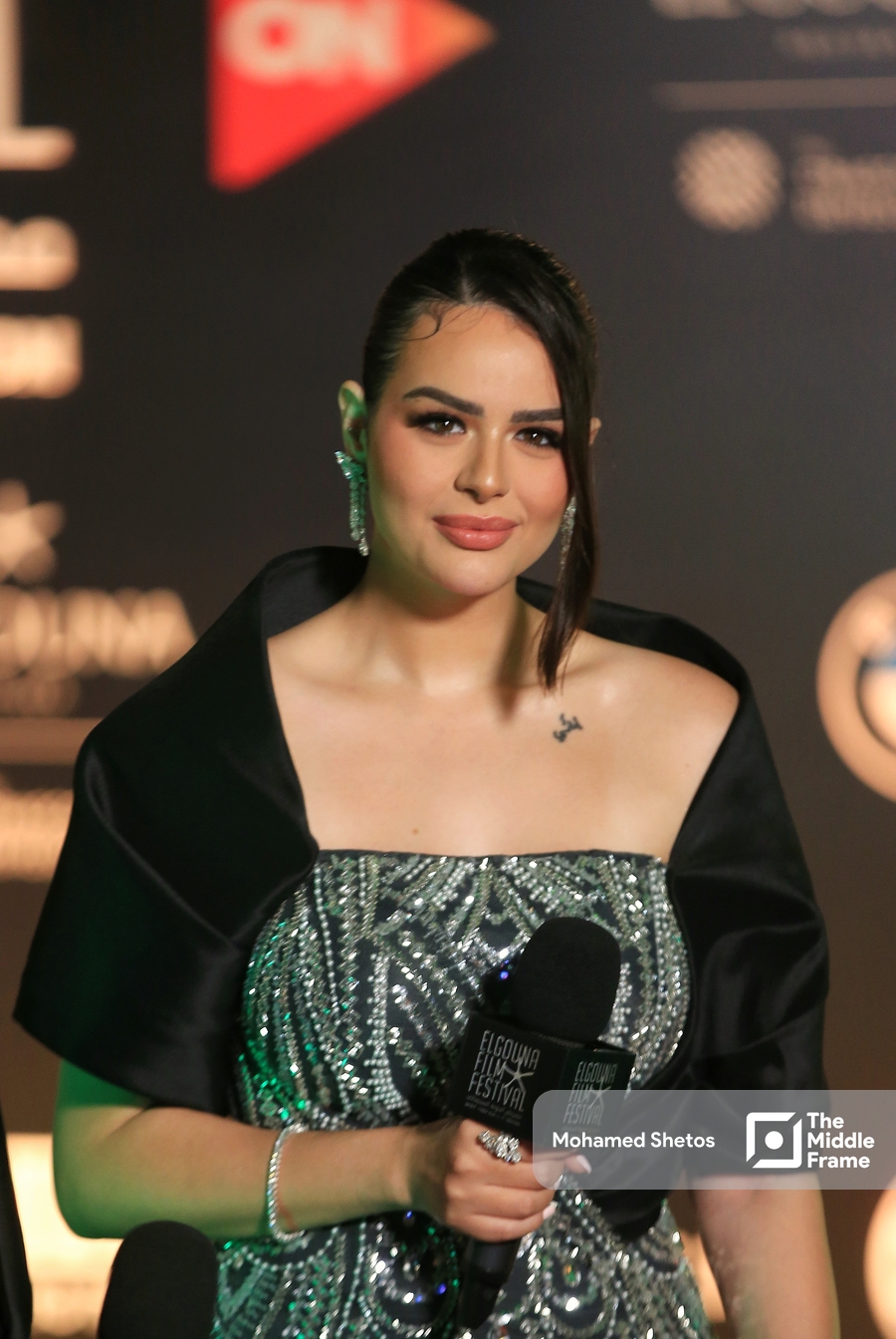 The actress Hanadi Mahana at the El Gouna Film Festival 2024.