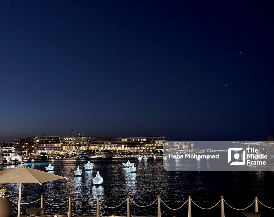 A beautiful view of the marina in the north coast