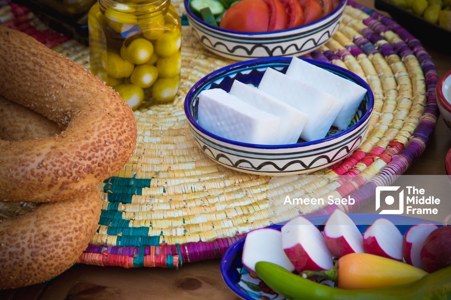 Middle Eastern traditional breakfast