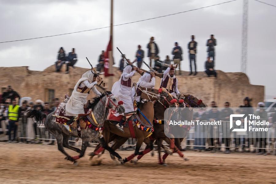 The Gunpowder Ceremony in Tunisia.