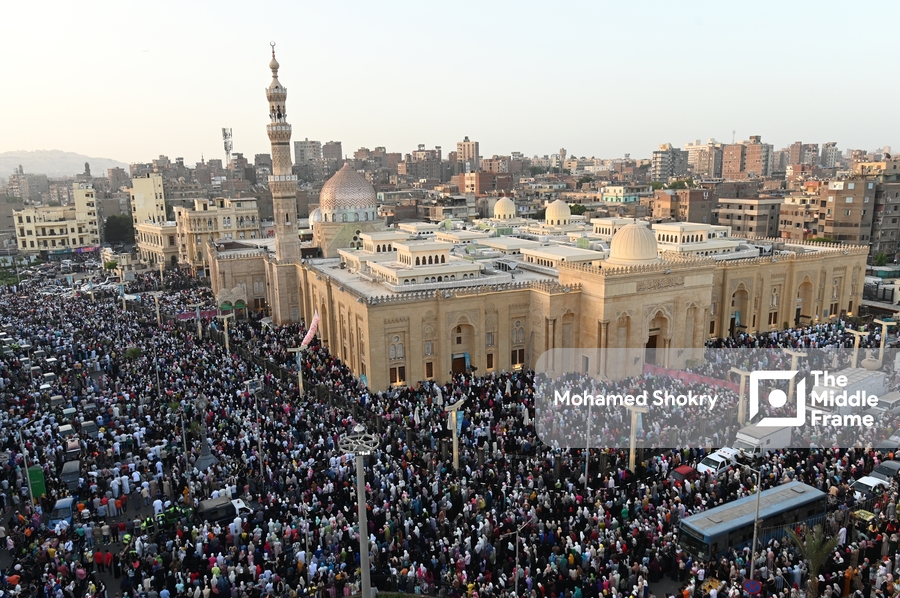 Eid al-Adha prayer at Sayyida Zeinab Mosque