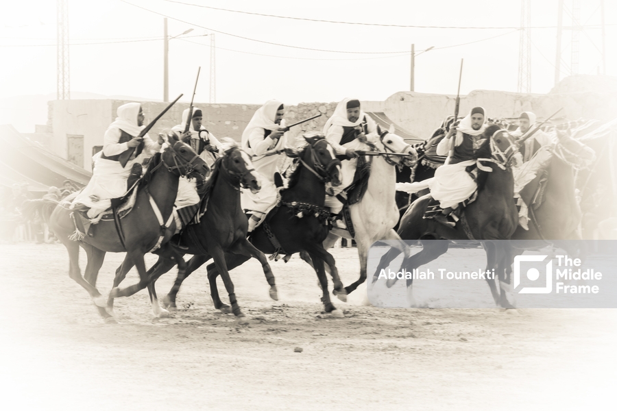 The Gunpowder Ceremony in Tunisia.