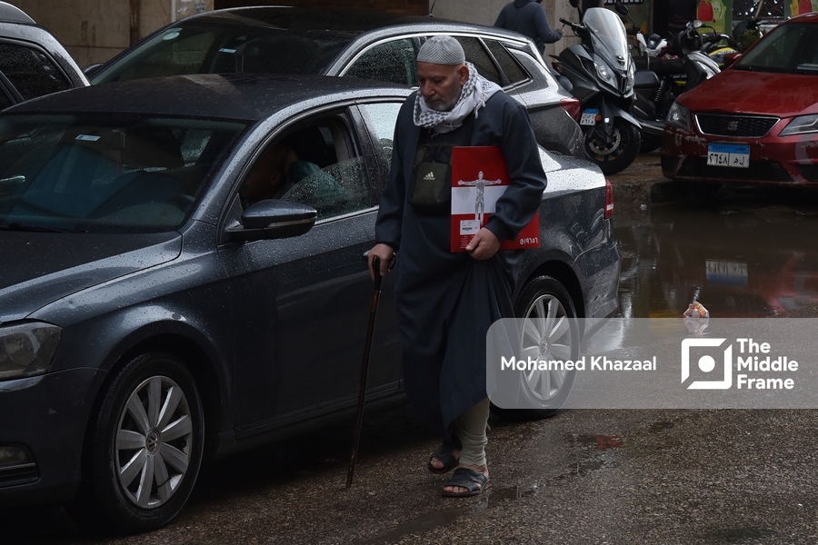 Heavy rain in Cairo
