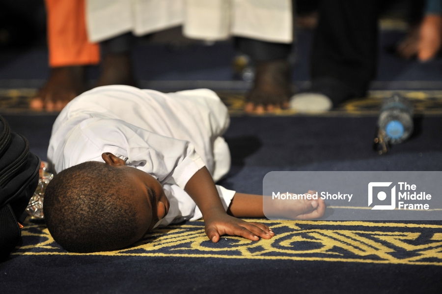 Tarawih prayer at Al-Azhar Mosque