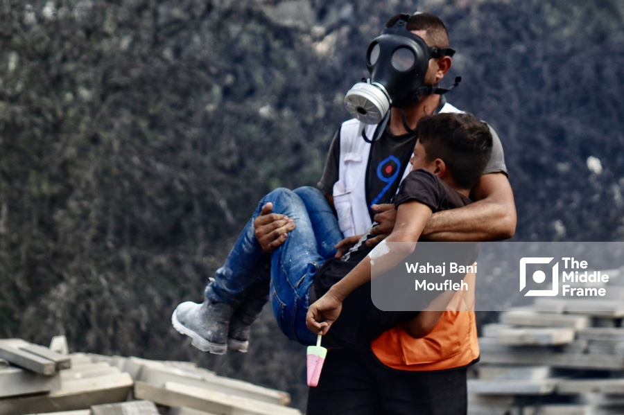 Palestinian Child Suffers Suffocation During Beita Protests Against Mount Sabih Settlement
