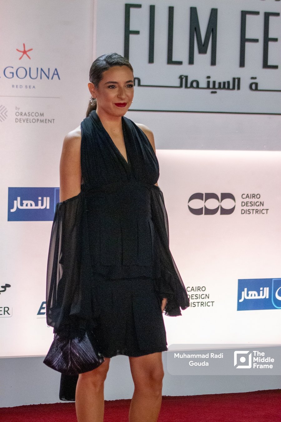 An Egyptian actress at El Gouna film festival