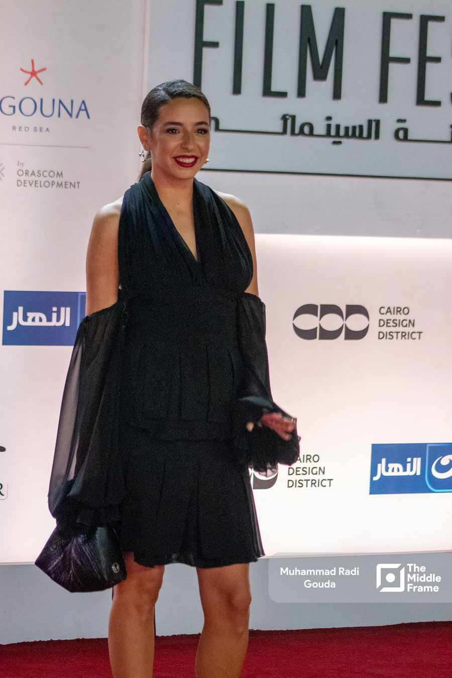 An Egyptian actress at El Gouna film festival