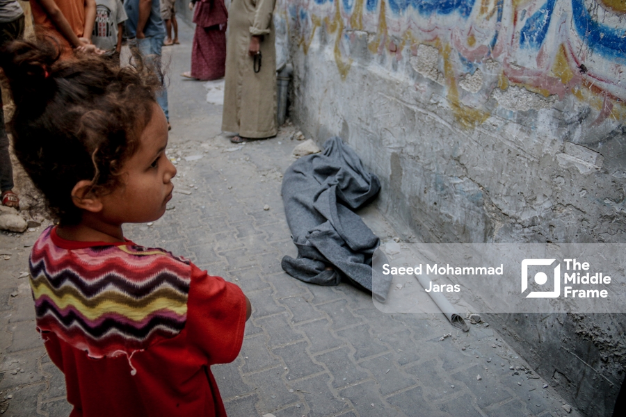 An Israeli airstrike targeted the Shan'a family's home in the Maghazi refugee camp.
