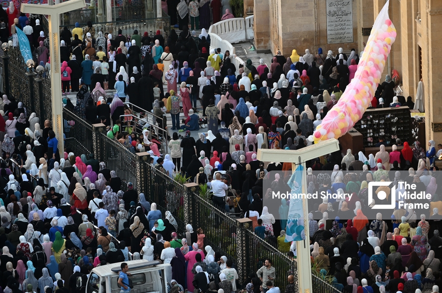Eid al-Adha prayer at Sayyida Zeinab Mosque