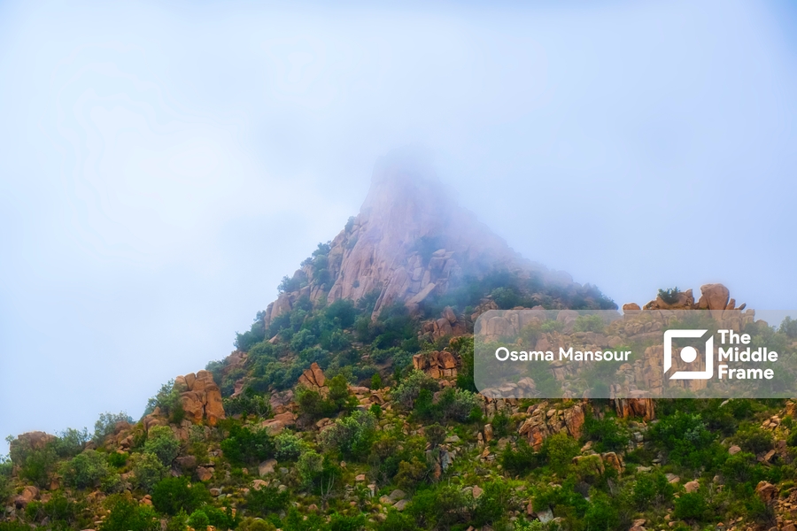 A breathtaking view of Al-Taif's majest mountains