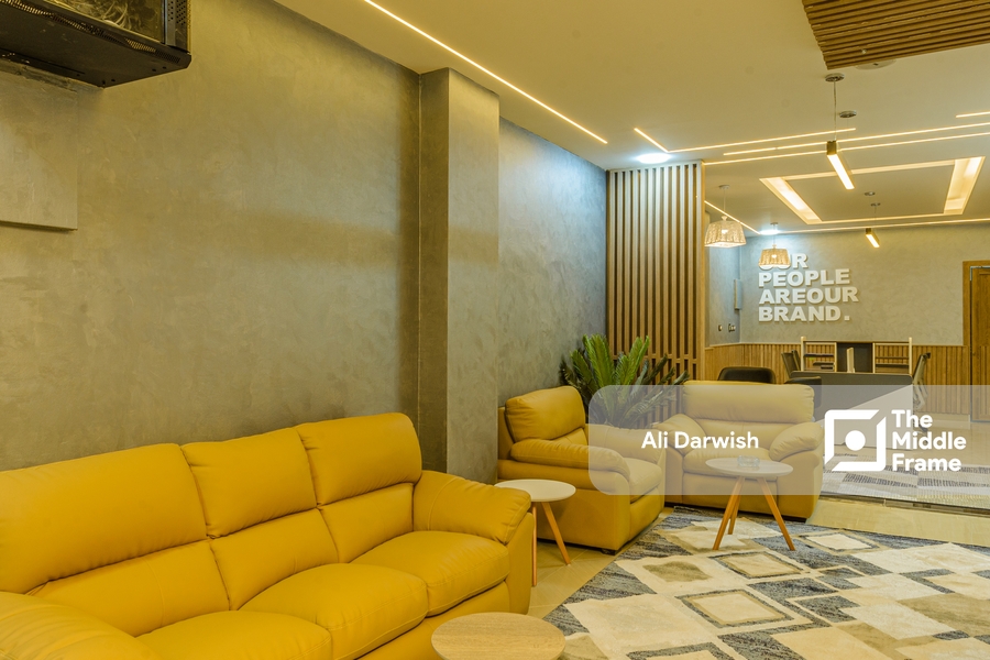 The lounge of a company in Egypt