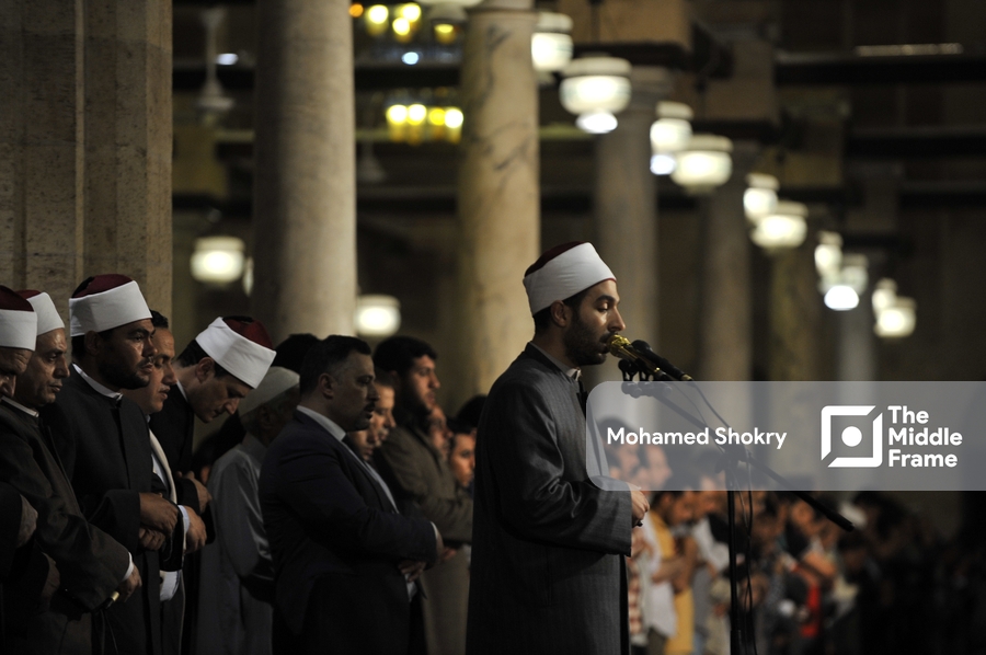Tarawih prayer at Al-Azhar Mosque