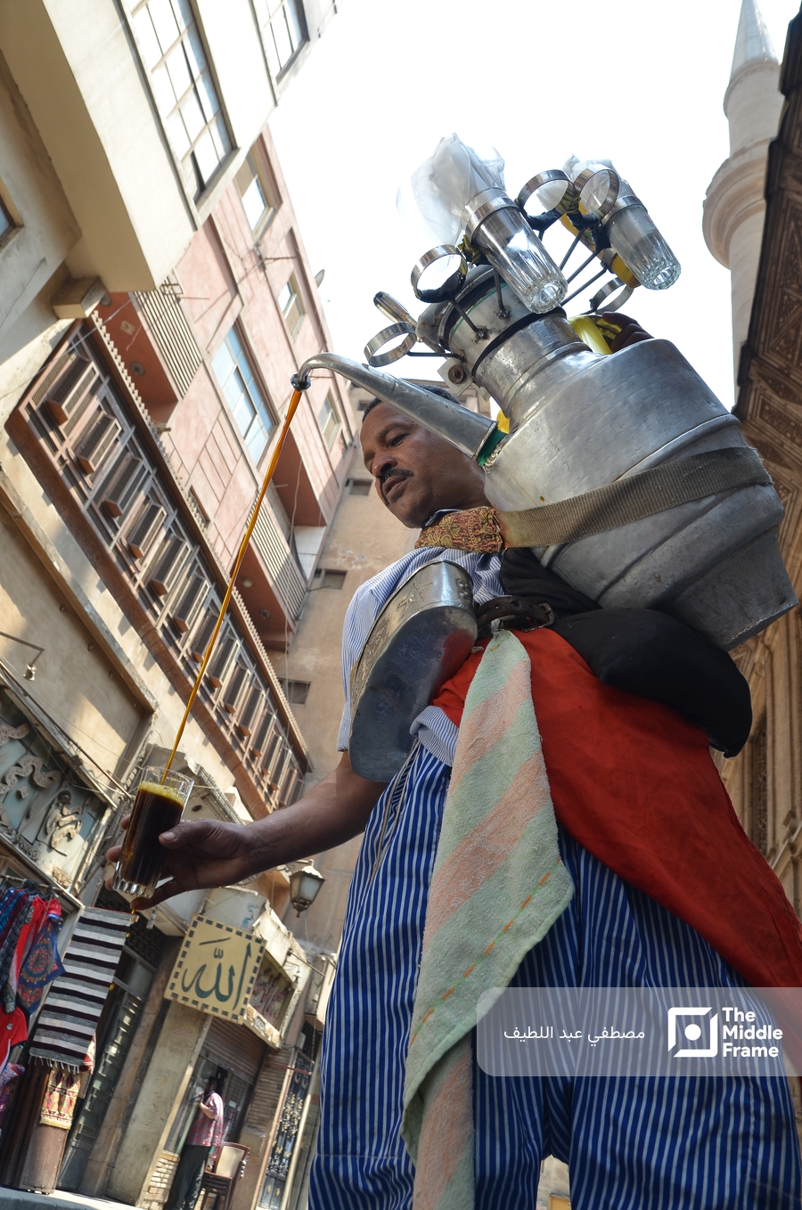 Traditional Street licoriceVendor in Egypt
