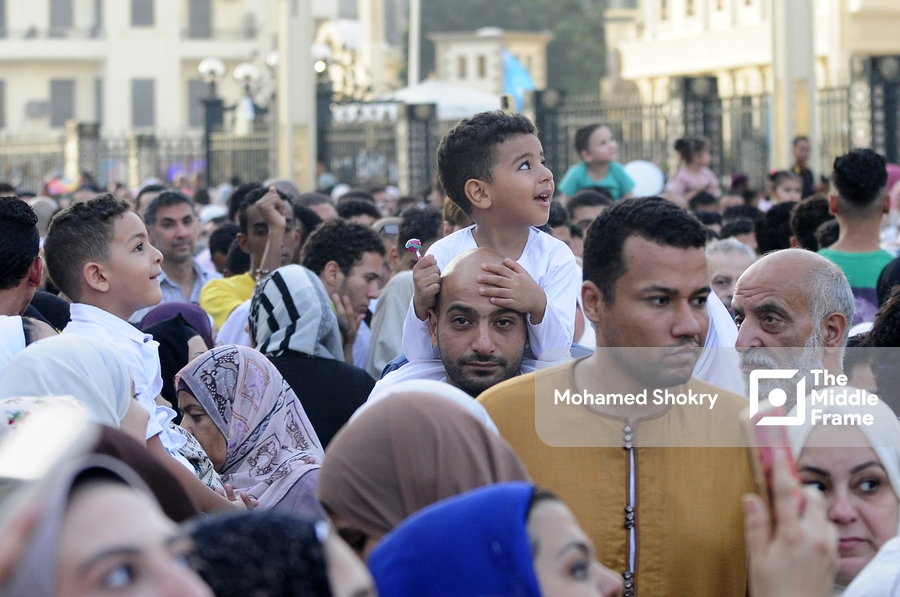 Eid al-Adha prayer at Sayyida Zeinab Mosque
