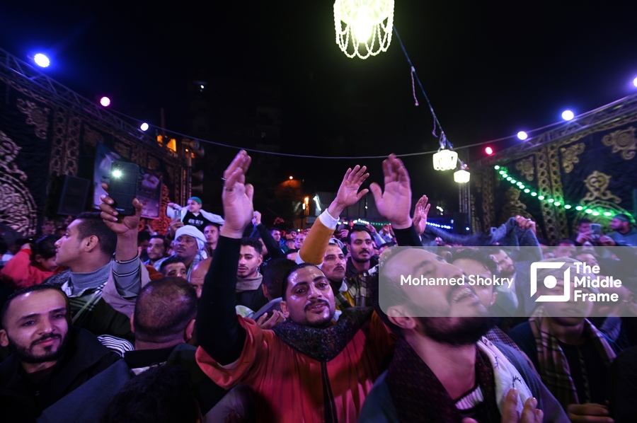 Egyptians celebrate the final night of the Birth of Al-Sayyda Zeinab.