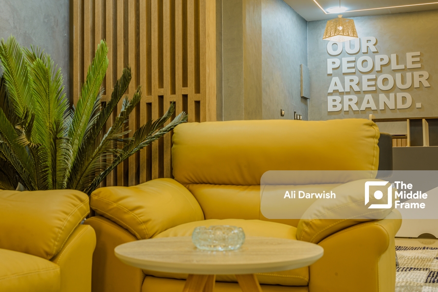 The lounge of a company in Egypt