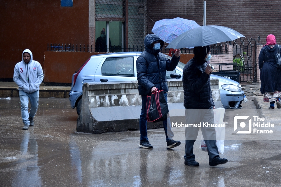 Heavy rain in Cairo