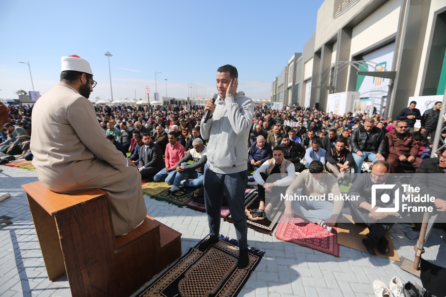 Friday prayer at Cairo International Book Fair 2024