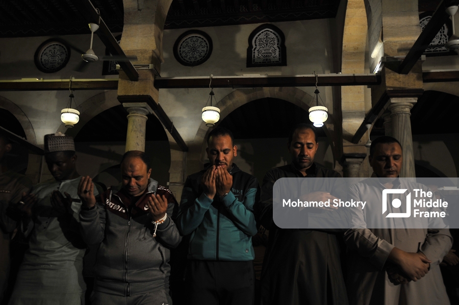 Tarawih prayer at Al-Azhar Mosque