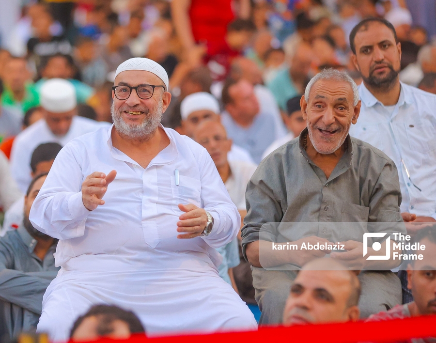 Eid al-Adha prayer at Al-Hussein Mosque