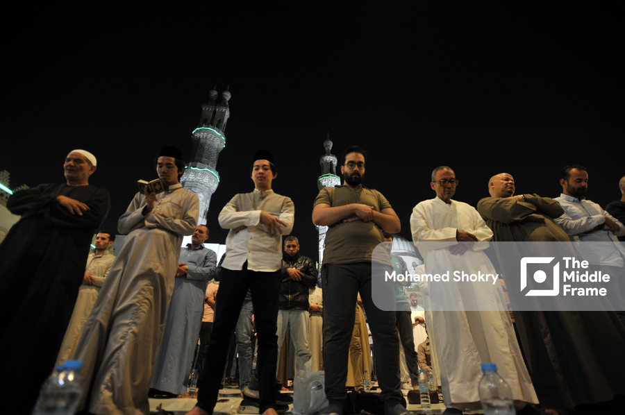 Tarawih prayer at Al-Azhar Mosque