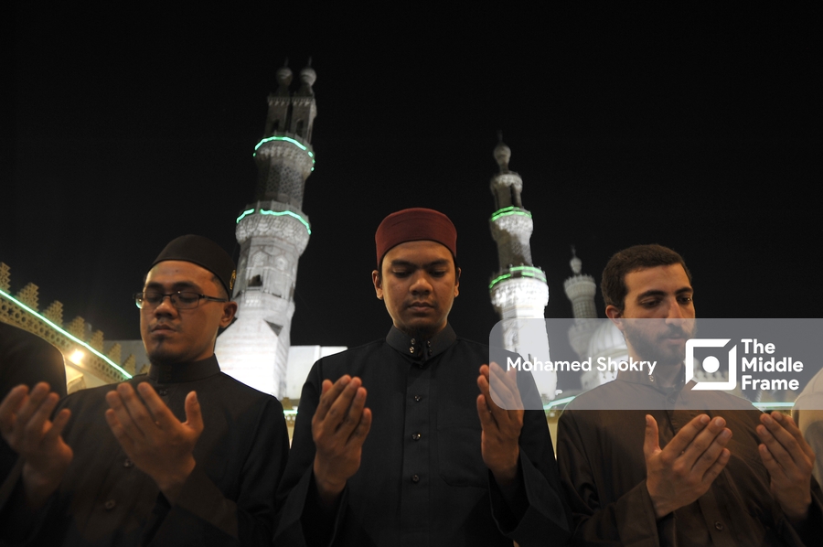 Tarawih prayer at Al-Azhar Mosque