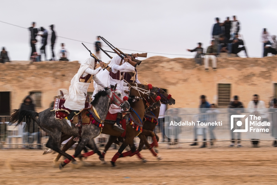 The Gunpowder Ceremony in Tunisia.