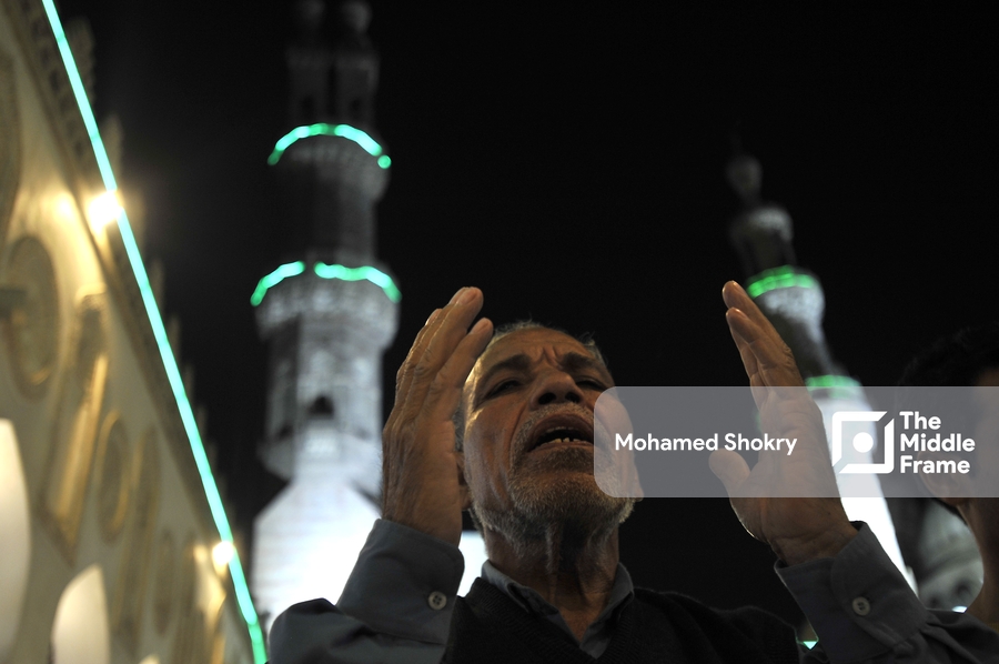 Tarawih prayer at Al-Azhar Mosque
