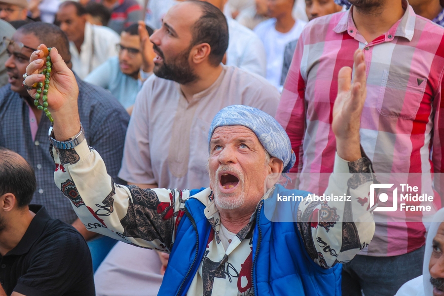 Eid al-Adha prayer at Al-Hussein Mosque