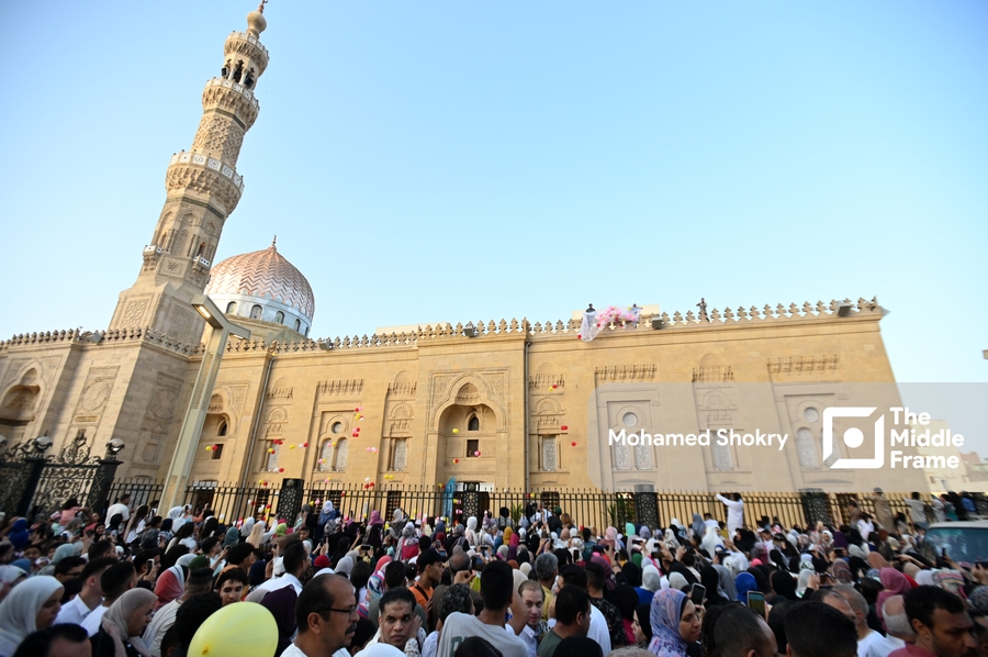 Eid al-Adha prayer at Sayyida Zeinab Mosque