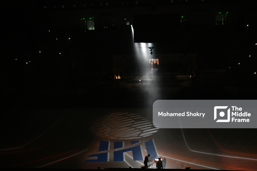 The opening ceremony of the Handball Club World Cup.