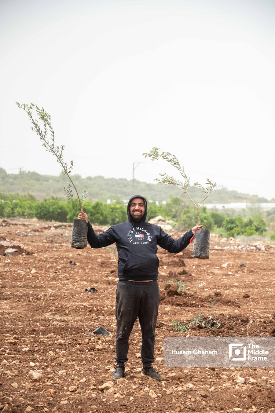 Farmer from Flamiya village in Qalqilya District West Bank-Palestine.