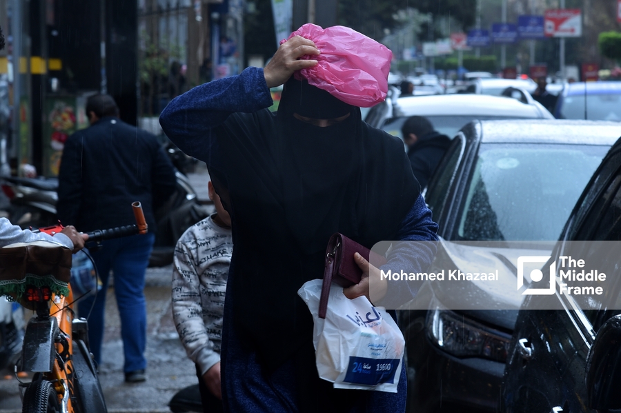 Heavy rain in Cairo