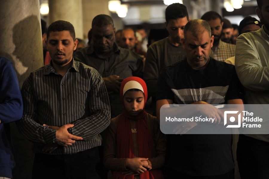 Tarawih prayer at Al-Azhar Mosque