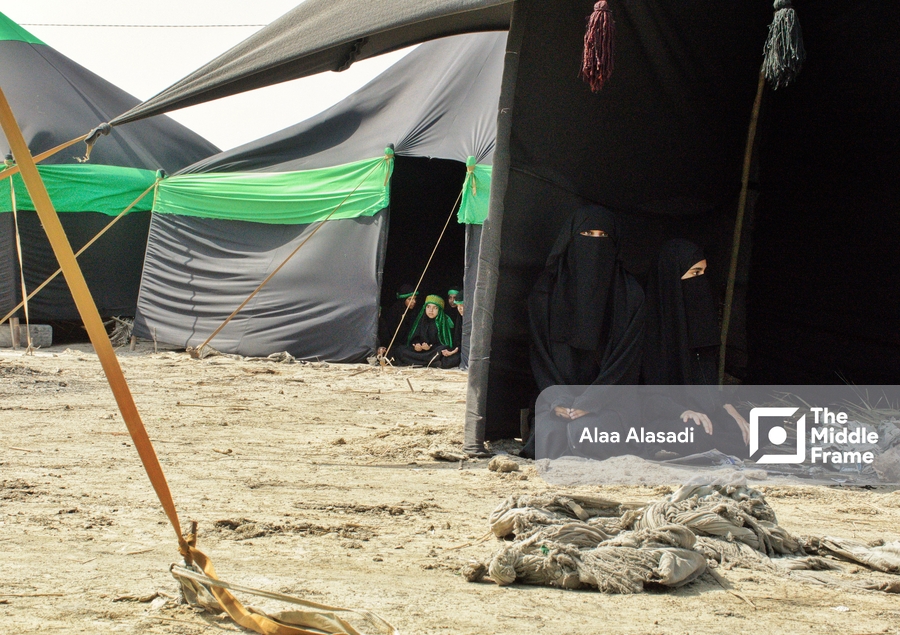 Scenes from the annual historical play commemorating Karbala battle.